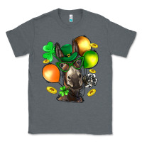 Charcoal Heather St. Patricks Clovers With Donkey Classic Tee - BundleAndBundleShop