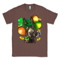 Chestnut St. Patricks Clovers With Donkey Classic Tee - BundleAndBundleShop