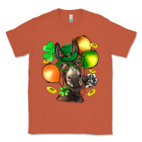 Copper St. Patricks Clovers With Donkey Classic Tee - BundleAndBundleShop