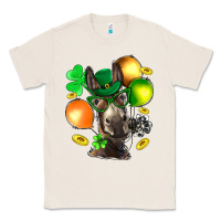 Natural St. Patricks Clovers With Donkey Classic Tee - BundleAndBundleShop