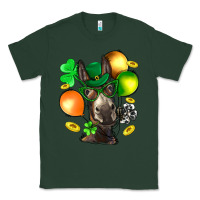 Sports Green St. Patricks Clovers With Donkey Classic Tee - BundleAndBundleShop