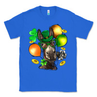 True Royal St. Patricks Clovers With Donkey Classic Tee - BundleAndBundleShop