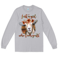 Moon Dust Just a Girl Who Loves Goat Long Sleeve Tee - Bettercallsaul