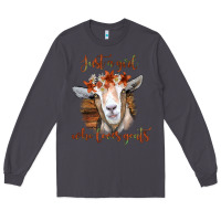 Smoke Just a Girl Who Loves Goat Long Sleeve Tee - Bettercallsaul