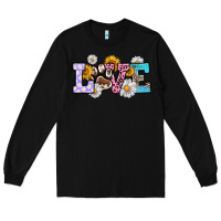 Black dog paw love Long Sleeve Tee - RanaPortraitStore