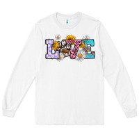 White dog paw love Long Sleeve Tee - RanaPortraitStore