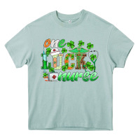 Arona st.patricks one lucky nurse Heavy Core Tee - BarkalooDesign