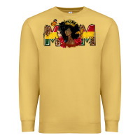 Antique Gold Juneteenth mom Premium Sweatshirt - FaDigitalArtStudio