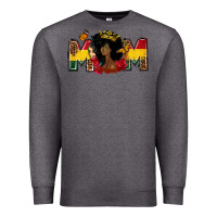 Charcoal Heather Juneteenth mom Premium Sweatshirt - FaDigitalArtStudio