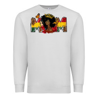 Dove Grey Juneteenth mom Premium Sweatshirt - FaDigitalArtStudio