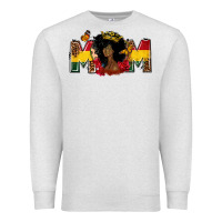 Oatmeal Heather Juneteenth mom Premium Sweatshirt - FaDigitalArtStudio