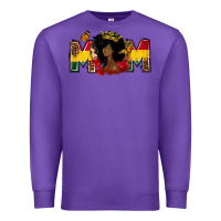 Purple Juneteenth mom Premium Sweatshirt - FaDigitalArtStudio