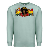 Seafoam Juneteenth mom Premium Sweatshirt - FaDigitalArtStudio