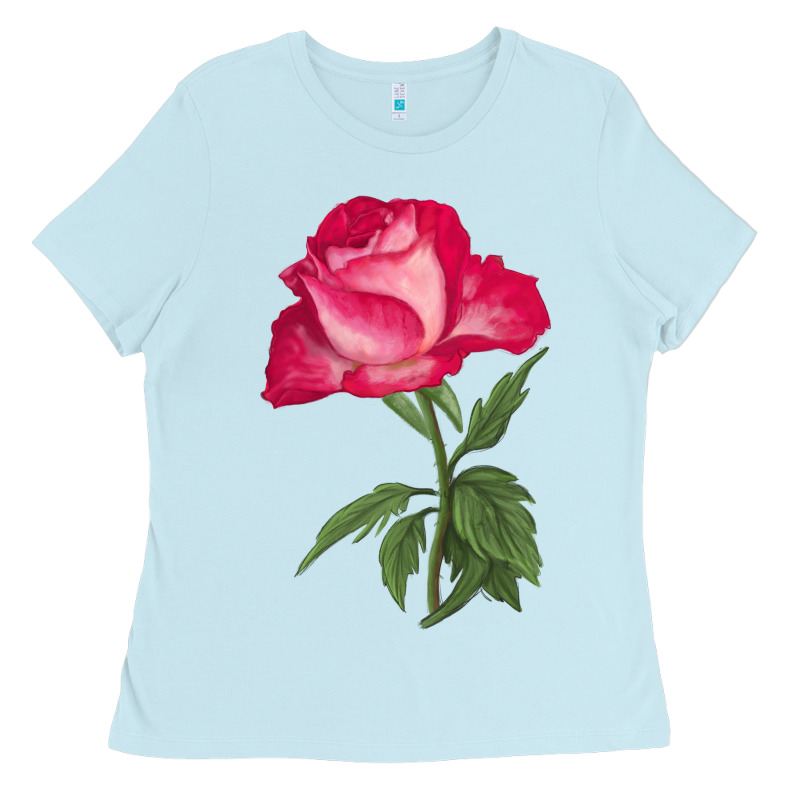 Love At First Sight Rose Ladies Tee by LillyAllenDesigns | Teevron