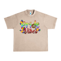 French Oak Pride Vibes LGBTQ Urban Heavy Tee - BundleAndBundleShop