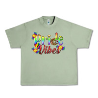 Oil Green Pride Vibes LGBTQ Urban Heavy Tee - BundleAndBundleShop