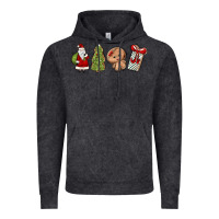 Vintage Black christmas milk and cookies Vintage Hoodie - MaliasSmallBusiness