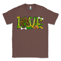 Chestnut St. Patrick's Day love dog paw Classic Tee - BundleAndBundleShop