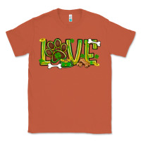 Copper St. Patrick's Day love dog paw Classic Tee - BundleAndBundleShop