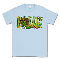 St. Patrick's Day Love Dog Paw Classic Tee | Teevron