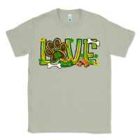 Matcha St. Patrick's Day love dog paw Classic Tee - BundleAndBundleShop