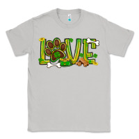 Moon Dust St. Patrick's Day love dog paw Classic Tee - BundleAndBundleShop