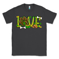 Smoke St. Patrick's Day love dog paw Classic Tee - BundleAndBundleShop
