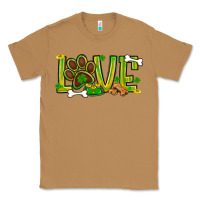 Toasted Coconut St. Patrick's Day love dog paw Classic Tee - BundleAndBundleShop