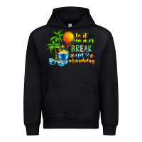 Black Is It Summer Break Urban Hoodie - CowhideDigitalArt
