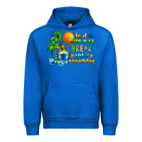 Cobalt Is It Summer Break Urban Hoodie - CowhideDigitalArt