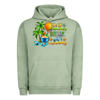 Pigment Oil Green Is It Summer Break Urban Hoodie - CowhideDigitalArt