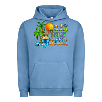 Pigment Pebble Blue Is It Summer Break Urban Hoodie - CowhideDigitalArt