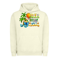 Pigment Pistachio Is It Summer Break Urban Hoodie - CowhideDigitalArt