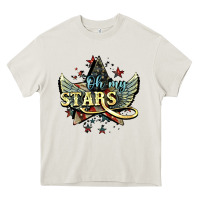 Oh My Stars America Wings Heavy Core Tee | Teevron