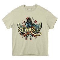 Mossy oh my stars america wings Heavy Core Tee - NancyCooperArtShop