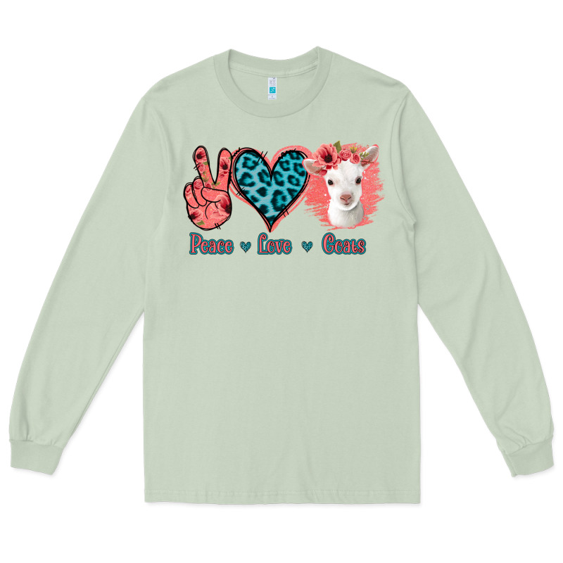 Peace Love Goats Long Sleeve Tee by Bettercallsaul | Teevron