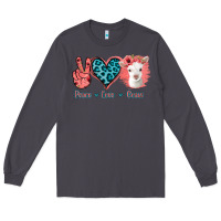 Smoke Peace Love Goats Long Sleeve Tee - Bettercallsaul