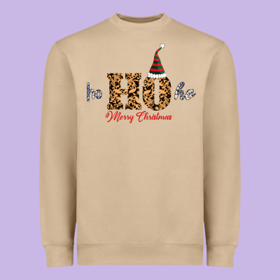 Ho Ho Ho Merry Christmas Heavyweight Sweatshirt Designed By Bettercallsaul