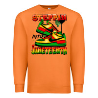 Carrot Steppin' into Juneteenth Premium Sweatshirt - FaDigitalArtStudio
