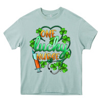 Arona st.patricks one lucky nurse Heavy Core Tee - BarkalooDesign
