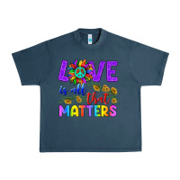 Midnight Navy Love İs All That Matters Urban Heavy Tee - BundleAndBundleShop