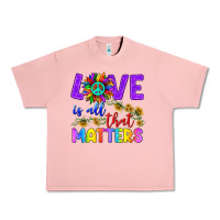 Salmon Love İs All That Matters Urban Heavy Tee - BundleAndBundleShop