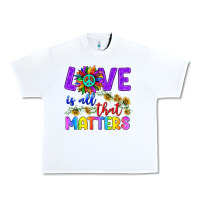 White Love İs All That Matters Urban Heavy Tee - BundleAndBundleShop