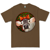 Cacao Christmas Cow, Premium Tee - Jasminsmagicworld