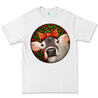 White Christmas Cow, Premium Tee - Jasminsmagicworld