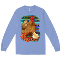 Colony Blue Chicken with Chick Long Sleeve Tee - Bettercallsaul