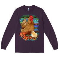 Plum Chicken with Chick Long Sleeve Tee - Bettercallsaul