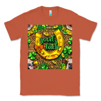 Copper St. Patricks good luck with cow digital paper Classic Tee - BundleAndBundleShop