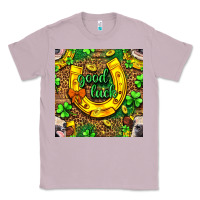 Lilac St. Patricks good luck with cow digital paper Classic Tee - BundleAndBundleShop
