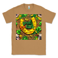 Toasted Coconut St. Patricks good luck with cow digital paper Classic Tee - BundleAndBundleShop